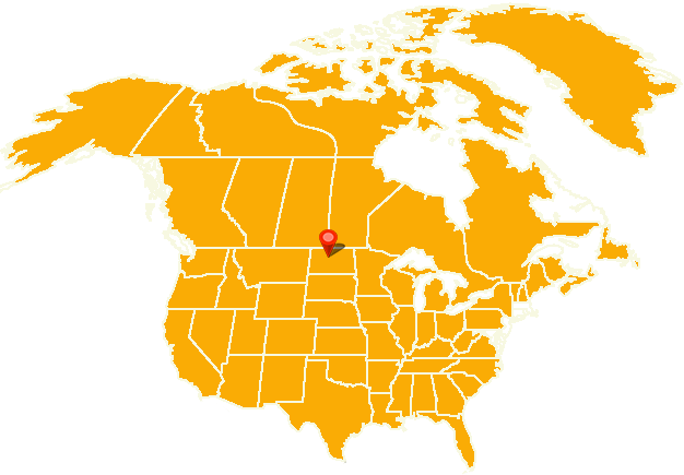 Map of Minot, North Dakota